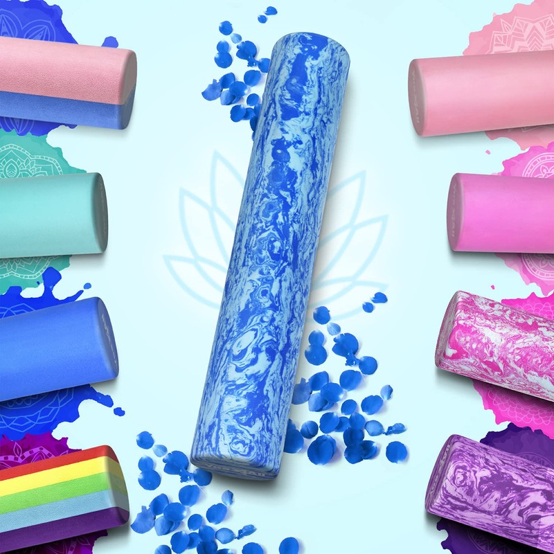 Yes4All EVA Firm Foam Roller for Back - Round Roller