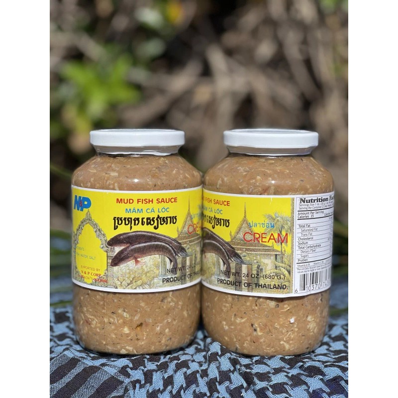 NP mud fish sauce Cream NP (Prahok) 3 Jars of