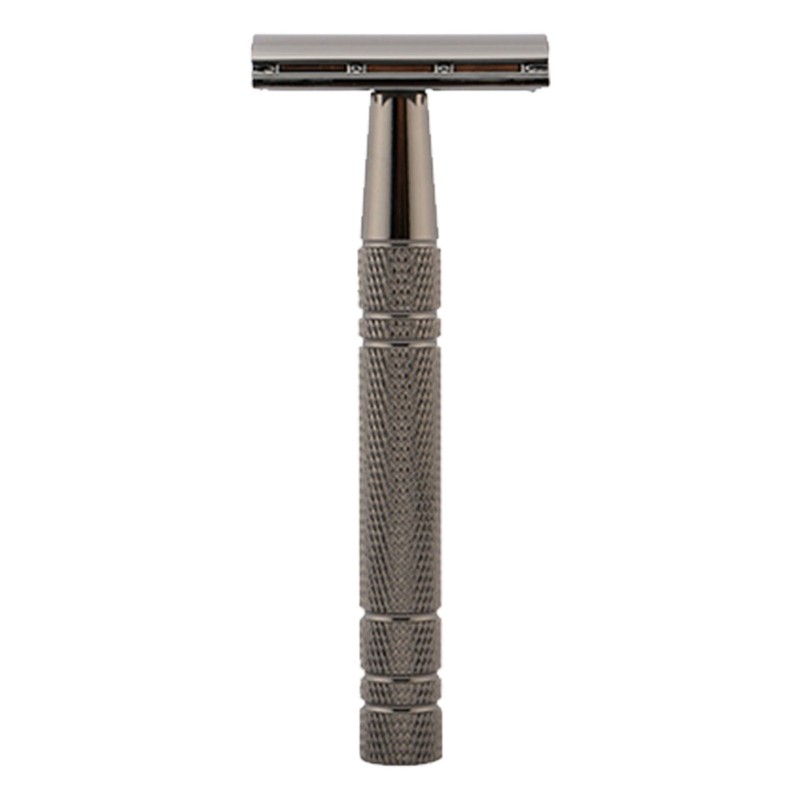 Manual Beard Trimmer 5 Blades Professional Metal Safe Portable Double