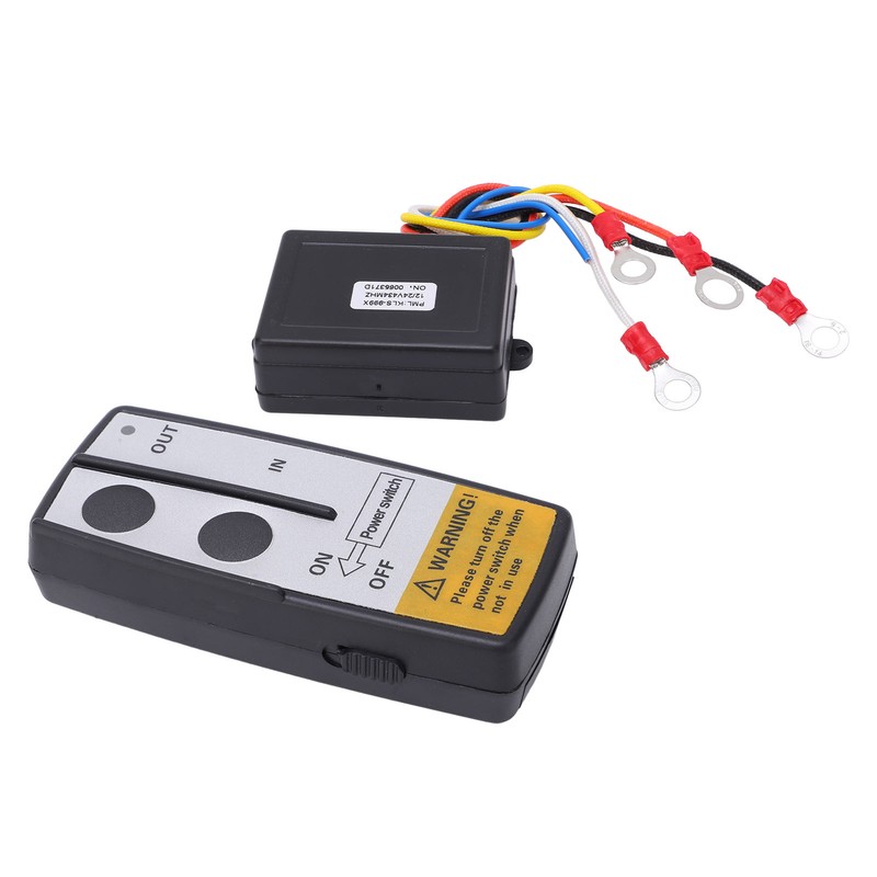 Wireless Winch Remote Control Kit with Receiver 12V 24V 75ft