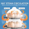 Elite Gourmet EGC314CB Digital Easy Egg Cooker Food Steamer, Poacher,