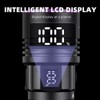 ALONEFIRE SV117 365nm UV Flashlight 70W Powerful Blacklight Digital Display