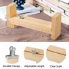 Burbell 2 Pcs Wood Bracelet Jig, Adjustable Paracord Jig Bracelet