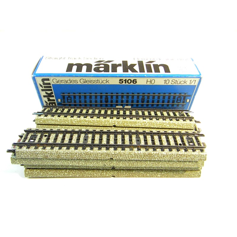 Marklin 5106 Ho Scale M Straight Track Sections