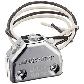 Maxxima (LCL-3CL) White 3 LED Micro Interior Courtesy Light