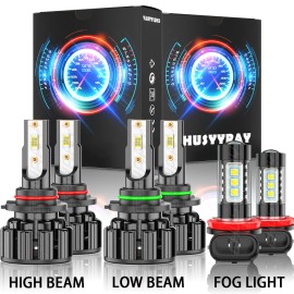 CHUSYYRAY For Toyota RAV4 2006 2007 2008 2009-2012 LED Headlight High Low Fog Light Bulbs
