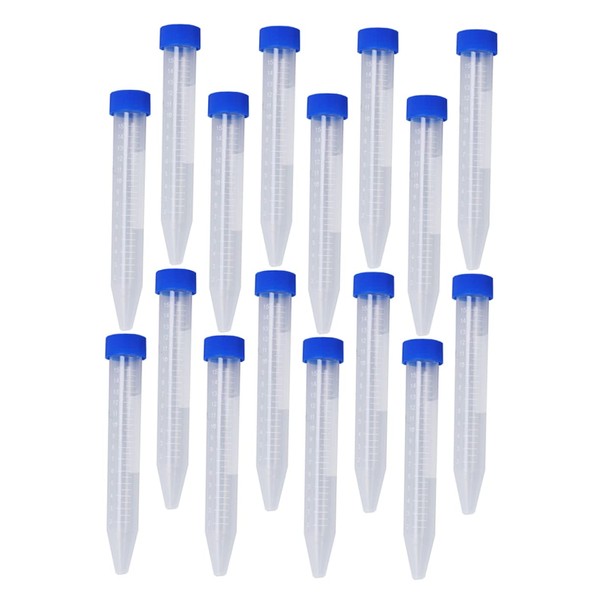 Ciieeo 30pcs Test Tubes with Screw Caps for Lab and