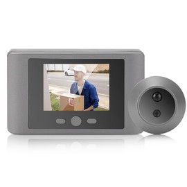 2.8 inch Smart Peephole Video Doorbell, Front Door Peephole Camera with Night Vision PIR Motion Detection, 90 Degree Angle Visual, Long Standby Time