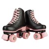 XUDREZ Roller Skates for Girls and Women, Stylish Black PU