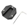 EIMSOAH Motorcycle Side Stand Plate Pad, High Strength Kickstand Pad