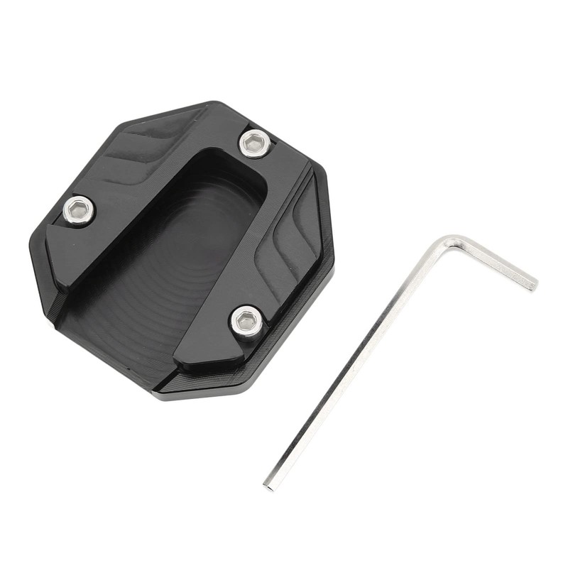 EIMSOAH Motorcycle Side Stand Plate Pad, High Strength Kickstand Pad