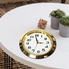 Colcolo Round Clock Insert Clock Face with Arabic Numerals Fit