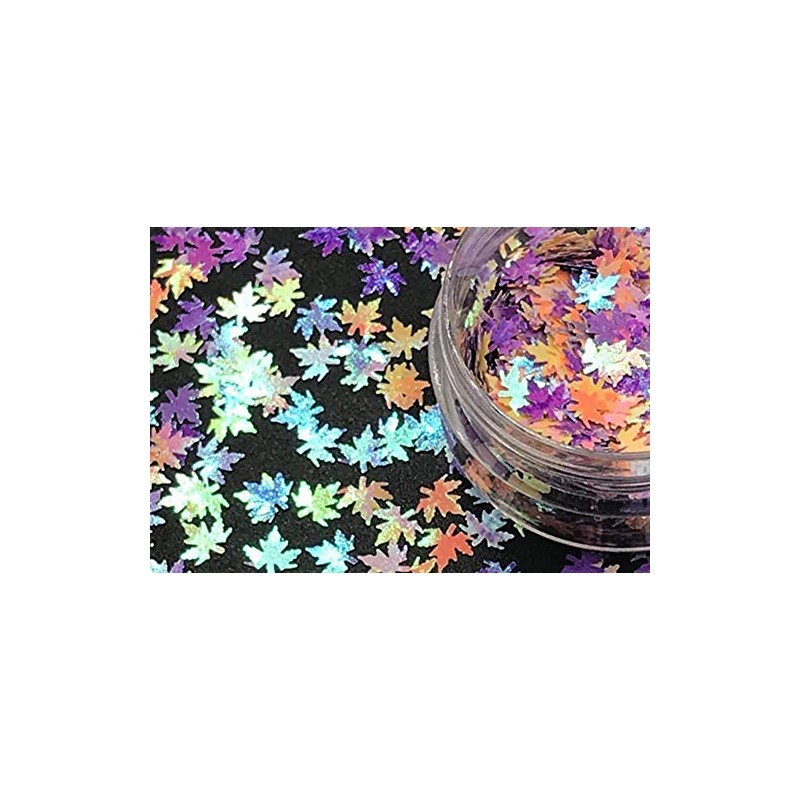 Nail Art Autumn Maple Leaf Varigated 5mm (3102 Tooti -