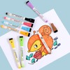 taobosec Dry Wipe Marker Set 8 Colours Wipe Clean Whiteboard