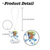 Cute Handmade String of Beads Plant Hanging for Car Accessories,