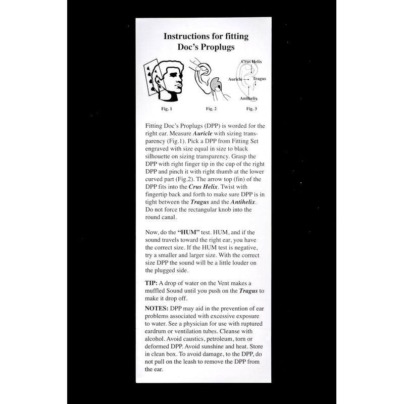 XXL – Non-Vented Doc’s Proplugs – Pink – Non-LEASHED –