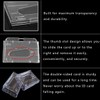 Double Sided Plastic Card Holder,Osuter 20 PCS ID Card Holders,Waterproof