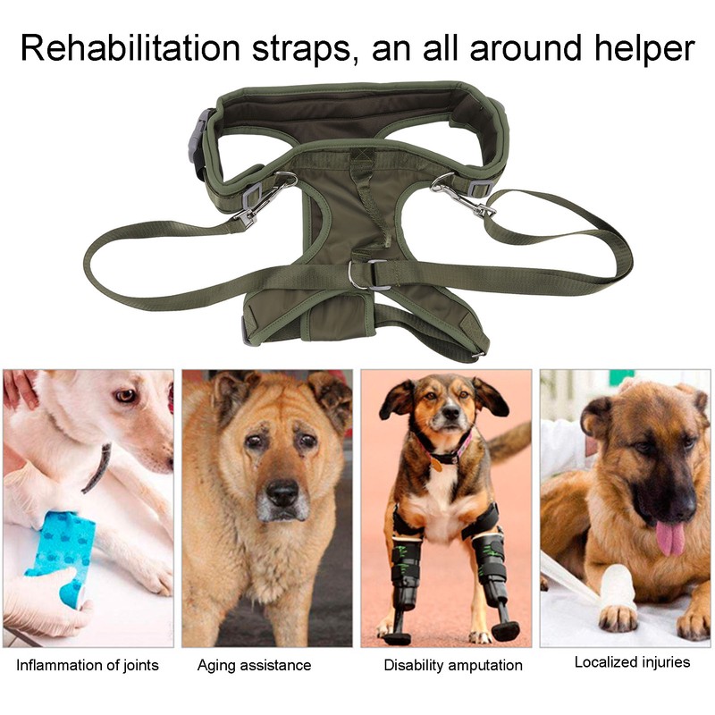 Dog Front Leg Support Sling Portable Breathable Split Auxiliary Chest