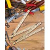 QWORK Folding Wood Rule, 4 Pack, 6FT 6 Inch Foldable