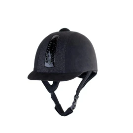 Rhinegold 0 Rhinegold Glitter Pro Hat-6.5/8-black Riding Hat, Black, 6. 5 8 UK