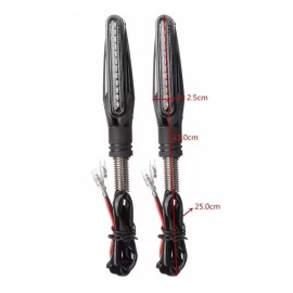 Corp.Res Electronics Direccionales Kicry Para Moto Hyper Leds Rojo Universales