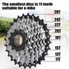 MEGHNA E-Bike Freewheel 7/8 Gears 11-28 Teeth/11-32 Teeth Screw On