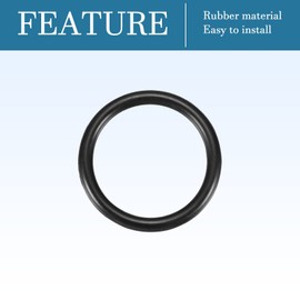 QUARKZMAN Pack of 10 Rubber Seal Round Washer 30 mm x 24 mm x 3 mm for Tap Plumber Repair Seal Connection, Black