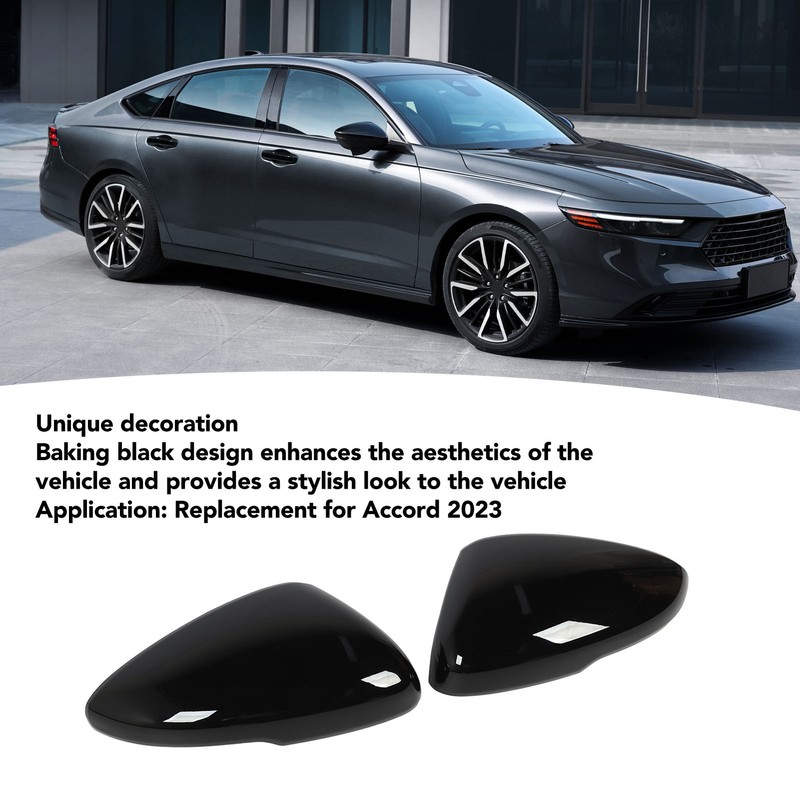 1 Pair Side Mirror Cover Left Right Dustproof Baking Finish