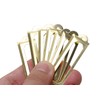 ONLYKXY 20Pcs Antique Brass Metal Drawer Door Lab Tag Label