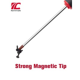 4 Piece Magnetic Tip Torx Screwdriver Set 4 Torx Star Screwdrivers T20 T25 T27 T30 Red Tip | Red Shiny S2 Steel