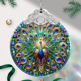 Peacock Christmas Ornaments, Peacock Ornaments for Christmas Tree Peacocks Decor Hanging Decor Tree Decoration Gag Gifts Meme Ornament Unique Gift Idea