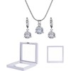 Set de Collar y Aretes con Caja de Almacenamiento de