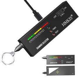 Diamond Tester Pen, Professional Jewelry Diamond Selector Diamond Selector for Novice and Expert (Non-Rechargeable)