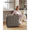 SONGMICS Laundry Hamper, 29 Gal. (110L) Laundry Basket, Collapsible Clothes