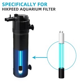 HIKPEED Replacement Light Bulb for Fish Tank Filter, Including 1 x Light Bulb