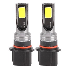 2Pcs Front Fog Lamp Bulbs 3000K 3000LM DOB LED Chips 30W EV19 P13W Yellow Color
