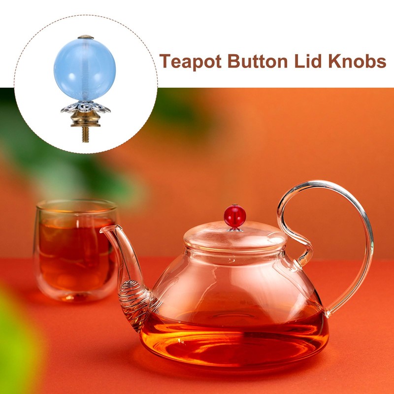 uxcell Teapot Button Lid Knobs Tea Kettle Pot Cover Handle