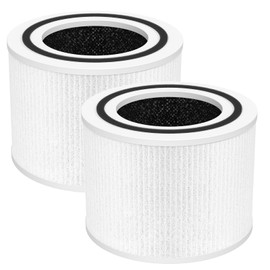 Core P350 Pet Care Replacement Filter for LEVOIT Core P350 Air Purifier, 3-in-1 Pet Care Filter, New Fine Non-Woven Fabric Pre Filter, Activated Carbon with ARC Formula, Core P350-RF, 2 Pack