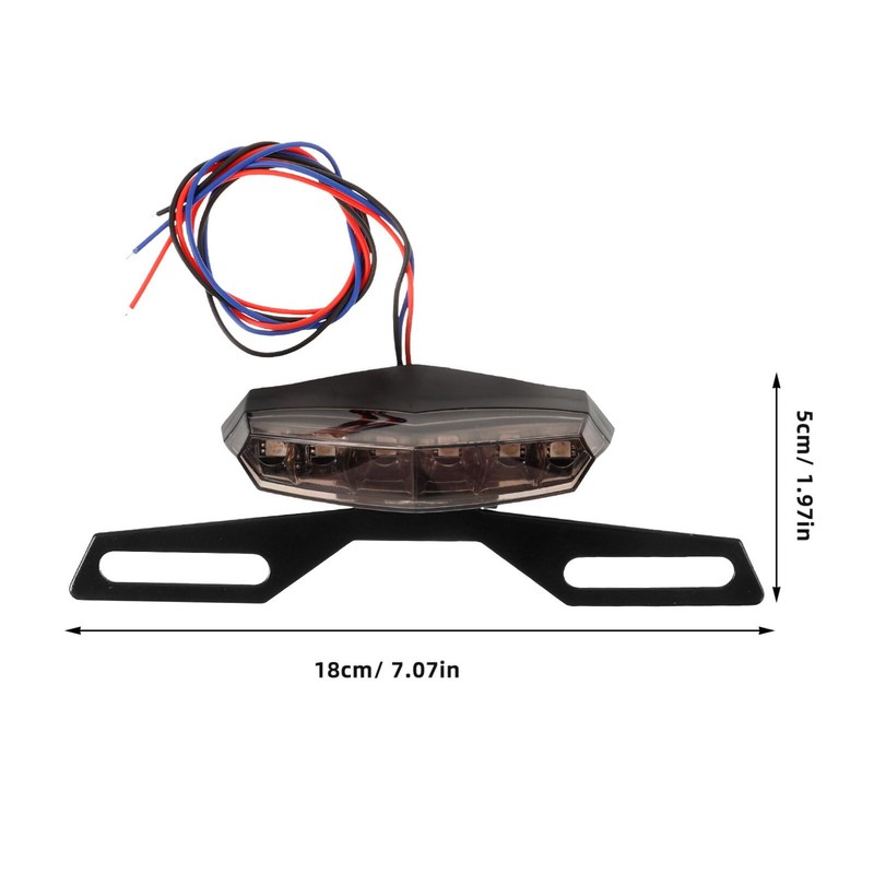 iplusmile Motorcycle Tail Light Assembly High Brightness Led Running Brake