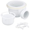 asinox 72607 Valve Drain Shower, White
