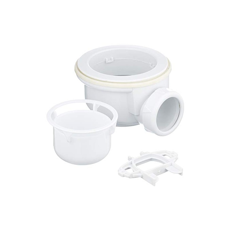 asinox 72607 Valve Drain Shower, White