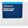 Filofax A5 White Plain Notepaper