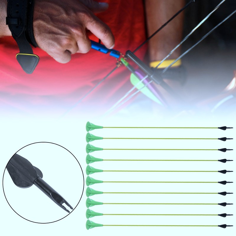 (10 Pcs/set)Rubber Sucker Arrowhead Children Toy Practice Archery Arrowhead Outdoor