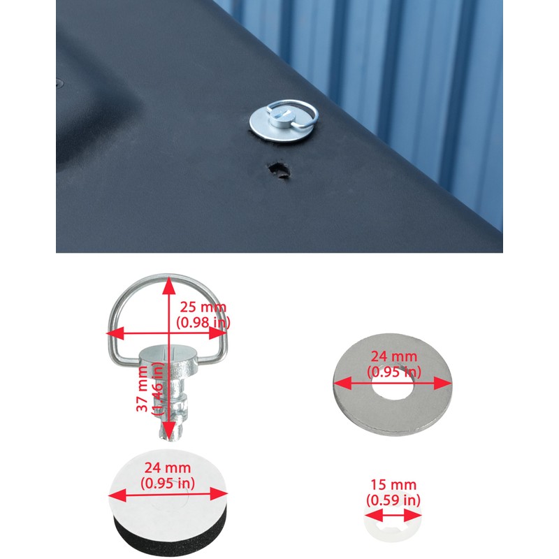 SAUTVS X3 Roof Pins Quick Release Bolts for Can-Am Maverick