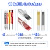 Enhon 4 Pcs Mechanical Carpenter Pencils with 40 Refills and