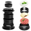 Fsawdnn Hamburger Patty Maker, 4-in-1 Burger Press Patty Maker Slider,