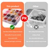 Pcs Snack Box, Storage Box with 36 Compartments,Snack Boxes for