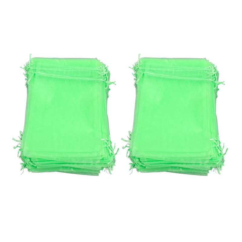 100Pcs Fruit Cover Mesh Bag Reused Polyethylene Protective Net Backyard