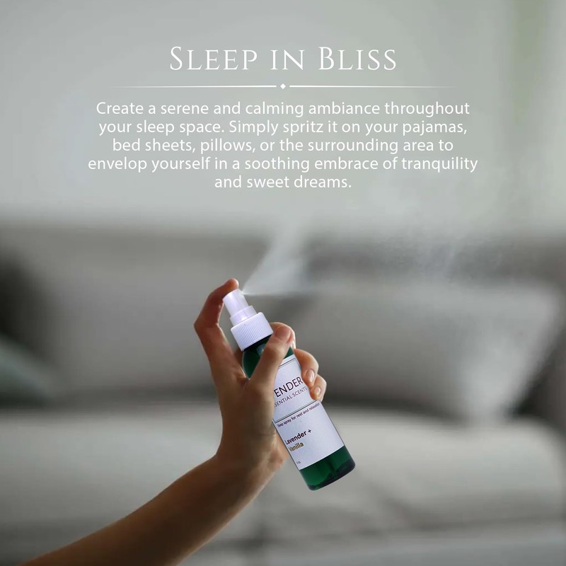 Lavender Sleep Spray for Pillows, Linens & Pajamas – Natural