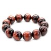 Shikui b464 Red Tiger Eye Bracelet, 0.7 inches (18 mm),